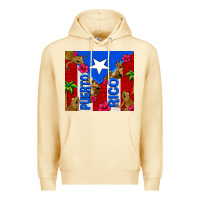 Pina Colada puerto rico coqui leopard Premium Hoodie - AdoDesignShop