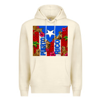 Sandshell puerto rico coqui leopard Premium Hoodie - AdoDesignShop