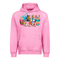 Fuchsia Pink art teacher coffee cup Urban Hoodie - AdoDesignShop