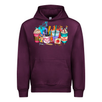 Mauve Wine art teacher coffee cup Urban Hoodie - AdoDesignShop
