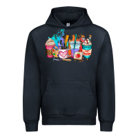 Navy art teacher coffee cup Urban Hoodie - AdoDesignShop