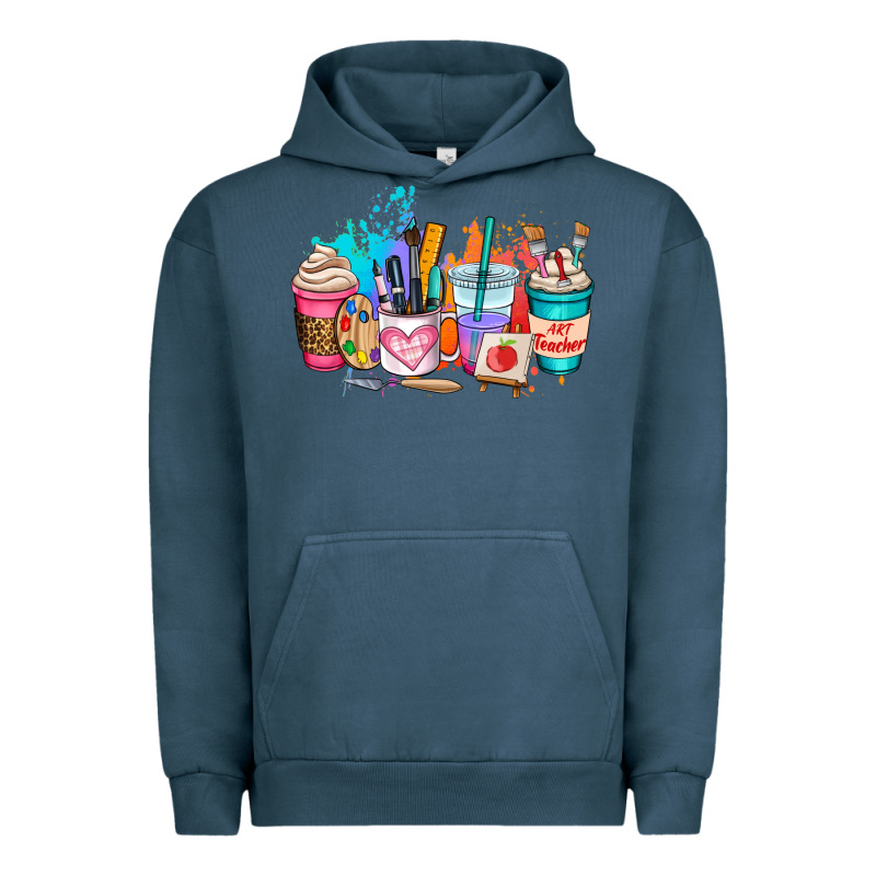 Art Teacher Coffee Cup Urban Hoodie by AdoDesignShop | Teevron