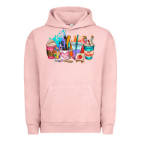 Pigment Salmon art teacher coffee cup Urban Hoodie - AdoDesignShop