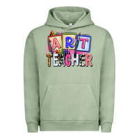 Pigment Oil Green art teacher Urban Hoodie - AdoDesignShop