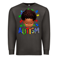Smoke autism afro kid full face Premium Sweatshirt - texasbilliewilder