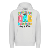 Dove Grey forget the grad mom survived class of 2024 Premium Hoodie - JahusDesignShop