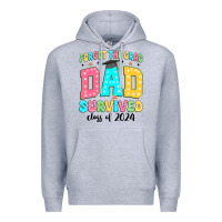 Heather Grey forget the grad mom survived class of 2024 Premium Hoodie - JahusDesignShop