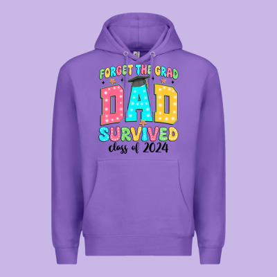 Forget The Grad Mom Survived Class Of 2024 Premium Hoodie Designed By Jahusdesignshop