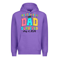 Purple forget the grad mom survived class of 2024 Premium Hoodie - JahusDesignShop