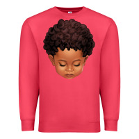Cardinal cute afro boy Premium Sweatshirt - texasbilliewilder