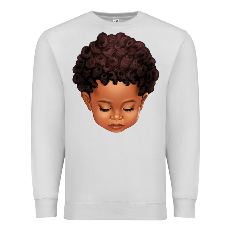 Cute Afro Boy Premium Sweatshirt by texasbilliewilder | Teevron