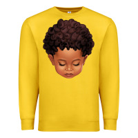 Lemon cute afro boy Premium Sweatshirt - texasbilliewilder