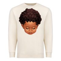 Sandshell cute afro boy Premium Sweatshirt - texasbilliewilder