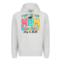 Dove Grey forget the grad mom survived class of 2024 Premium Hoodie - JahusDesignShop