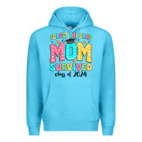 Ocean Blue forget the grad mom survived class of 2024 Premium Hoodie - JahusDesignShop