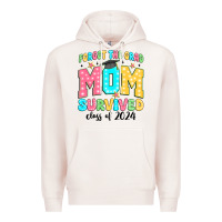 Pale Pink forget the grad mom survived class of 2024 Premium Hoodie - JahusDesignShop