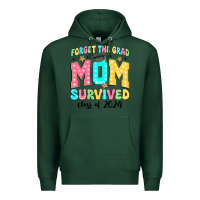 Sports Green forget the grad mom survived class of 2024 Premium Hoodie - JahusDesignShop