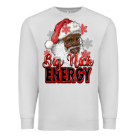 Dove Grey big nick energy afro santa Premium Sweatshirt - RanaPortraitStore