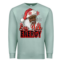 Seafoam big nick energy afro santa Premium Sweatshirt - RanaPortraitStore