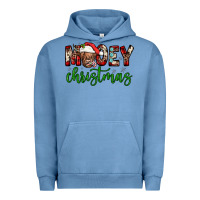 Pigment Pebble Blue mooey christmas Urban Hoodie - JahusDesignShop