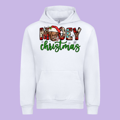 Mooey Christmas Urban Hoodie Designed By Jahusdesignshop