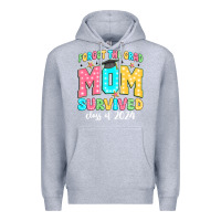 Heather Grey forget the grad mom survived class of 2024 Premium Hoodie - JahusDesignShop