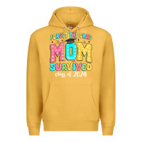 Mustard forget the grad mom survived class of 2024 Premium Hoodie - JahusDesignShop