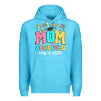 Ocean Blue forget the grad mom survived class of 2024 Premium Hoodie - JahusDesignShop