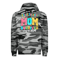 Slate Camo forget the grad mom survived class of 2024 Premium Hoodie - JahusDesignShop