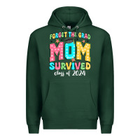 Sports Green forget the grad mom survived class of 2024 Premium Hoodie - JahusDesignShop