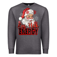Charcoal Heather big nick energy santa claus Premium Sweatshirt - RanaPortraitStore
