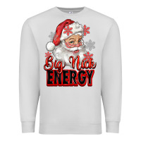 Dove Grey big nick energy santa claus Premium Sweatshirt - RanaPortraitStore