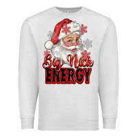 Oatmeal Heather big nick energy santa claus Premium Sweatshirt - RanaPortraitStore