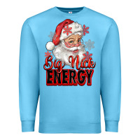 Ocean Blue big nick energy santa claus Premium Sweatshirt - RanaPortraitStore