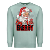 Seafoam big nick energy santa claus Premium Sweatshirt - RanaPortraitStore