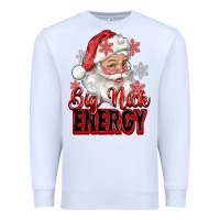 White big nick energy santa claus Premium Sweatshirt - RanaPortraitStore