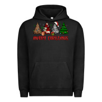 Pigment Black merry christmas tree Urban Hoodie - JahusDesignShop
