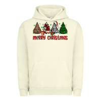 Pigment Pistachio merry christmas tree Urban Hoodie - JahusDesignShop