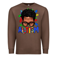 Chestnut autism afro man Premium Sweatshirt - texasbilliewilder