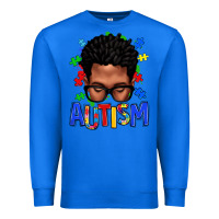 True Royal autism afro man Premium Sweatshirt - texasbilliewilder