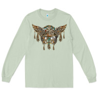 Matcha native dream catcher with owl Long Sleeve Tee - BarkalooDesign