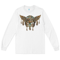 White native dream catcher with owl Long Sleeve Tee - BarkalooDesign