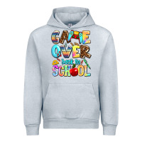 Heather Grey game over back to school Urban Hoodie - AdoDesignShop