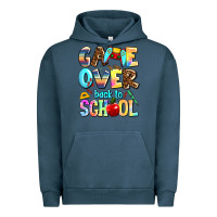 Pigment Midnight Navy game over back to school Urban Hoodie - AdoDesignShop