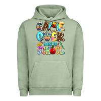 Pigment Oil Green game over back to school Urban Hoodie - AdoDesignShop