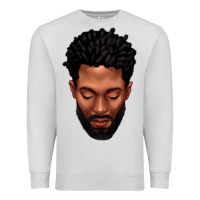 Dove Grey bearded black man portrait Premium Sweatshirt - texasbilliewilder