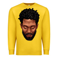 Lemon bearded black man portrait Premium Sweatshirt - texasbilliewilder
