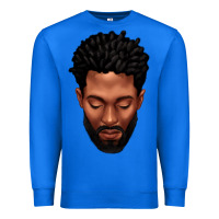 True Royal bearded black man portrait Premium Sweatshirt - texasbilliewilder