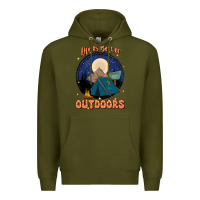 Army Green life is better outdoors Premium Hoodie - JahusDesignShop