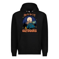 Black life is better outdoors Premium Hoodie - JahusDesignShop